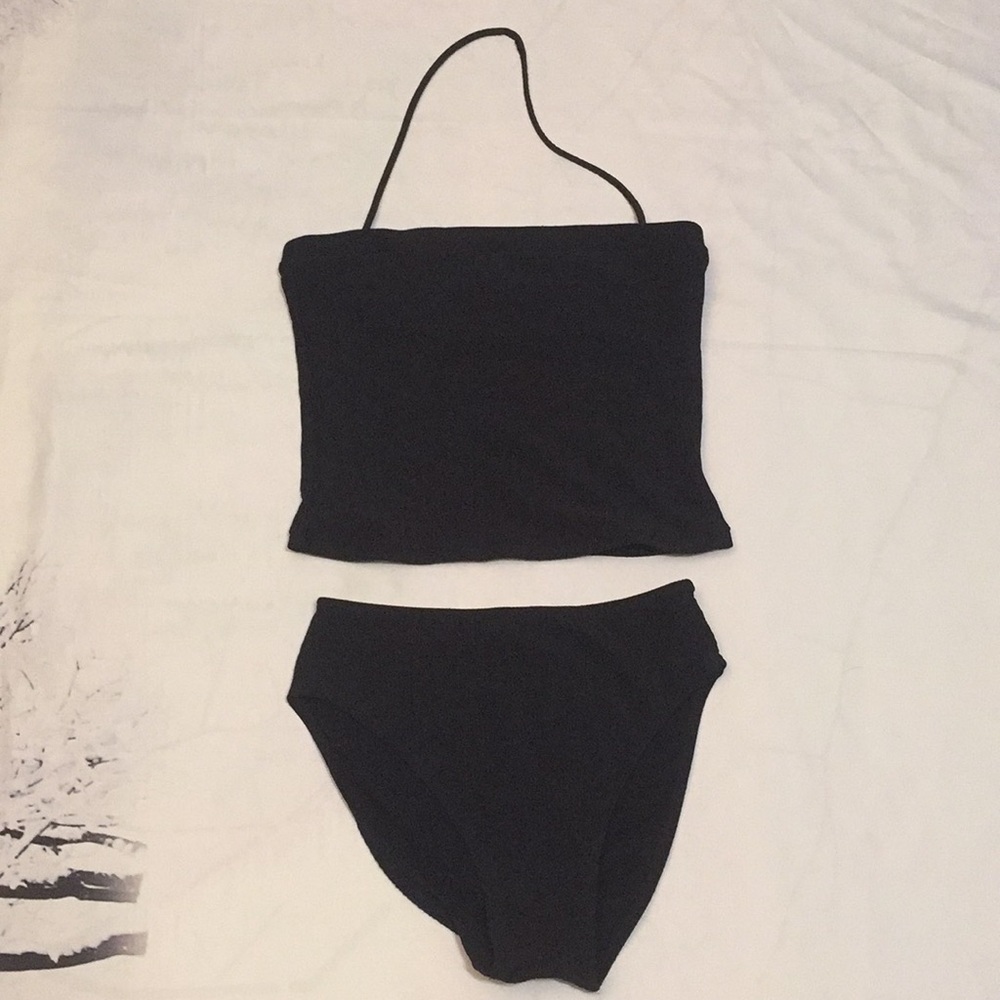 Black tankini swim suit